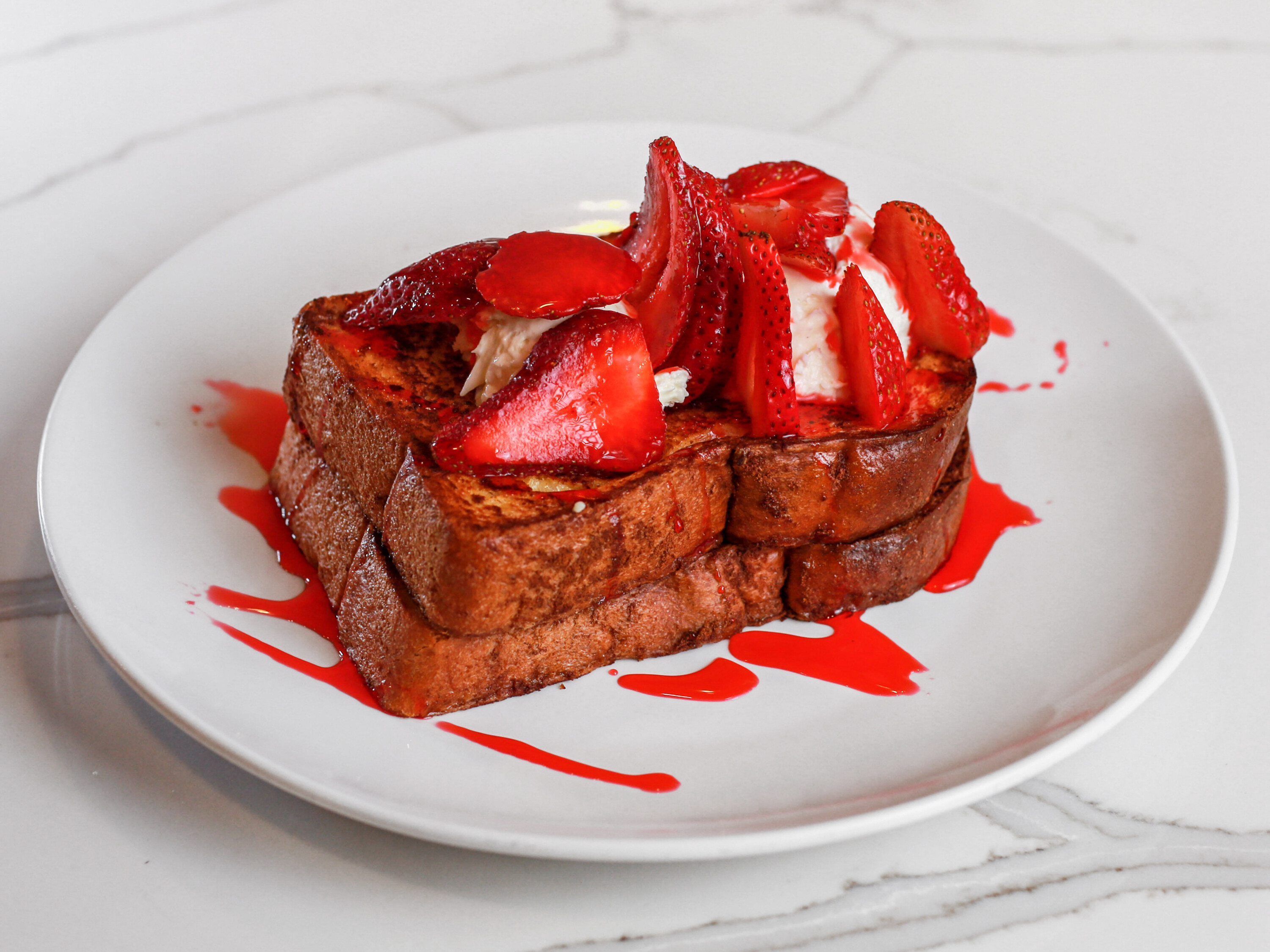 Order Stuffed Cheesecake French Toast food online from Tiffany Diner store, Philadelphia on bringmethat.com