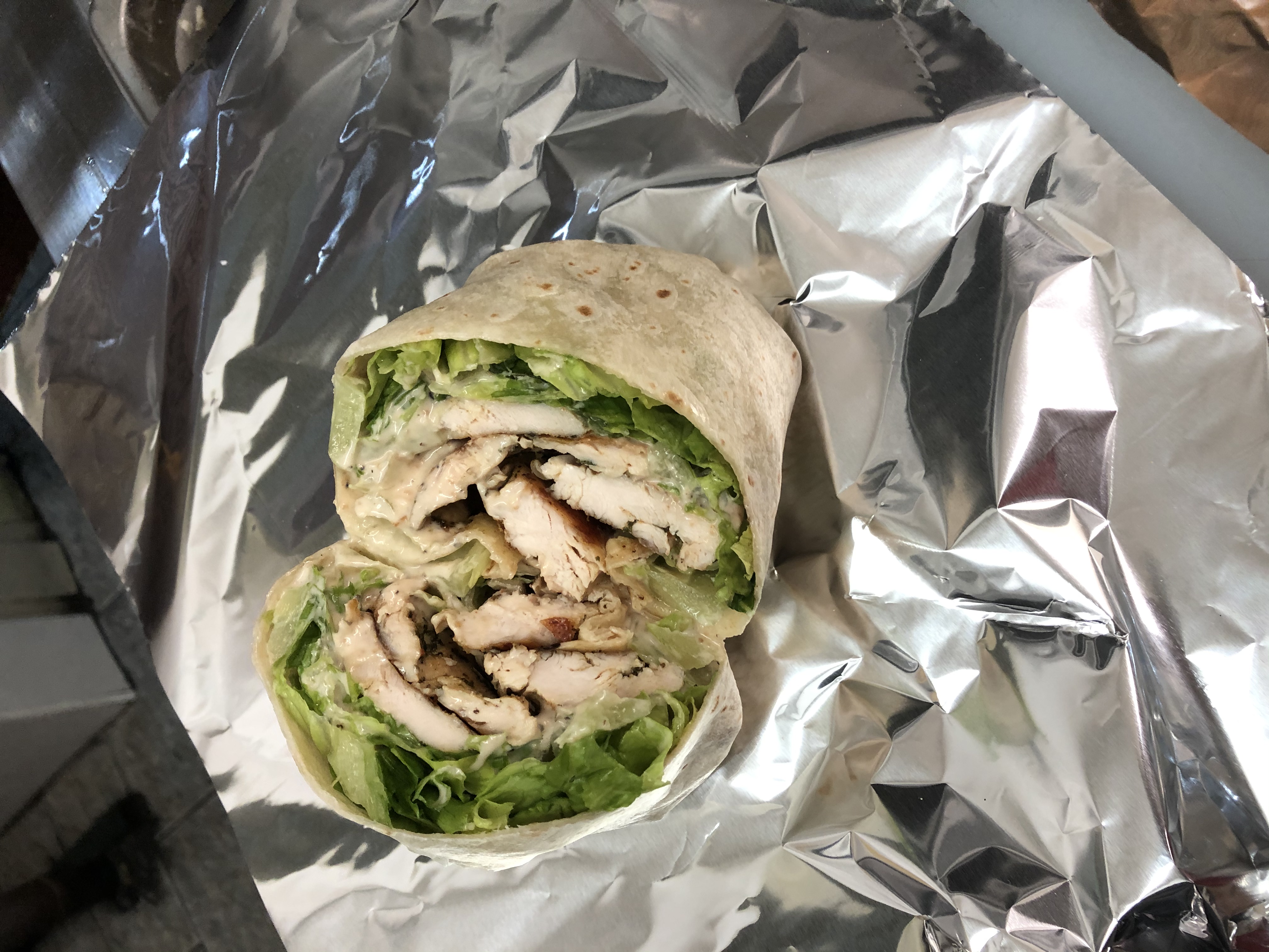 Order Grilled Chicken Caesar Wrap food online from Pronto pizza store, Brooklyn on bringmethat.com