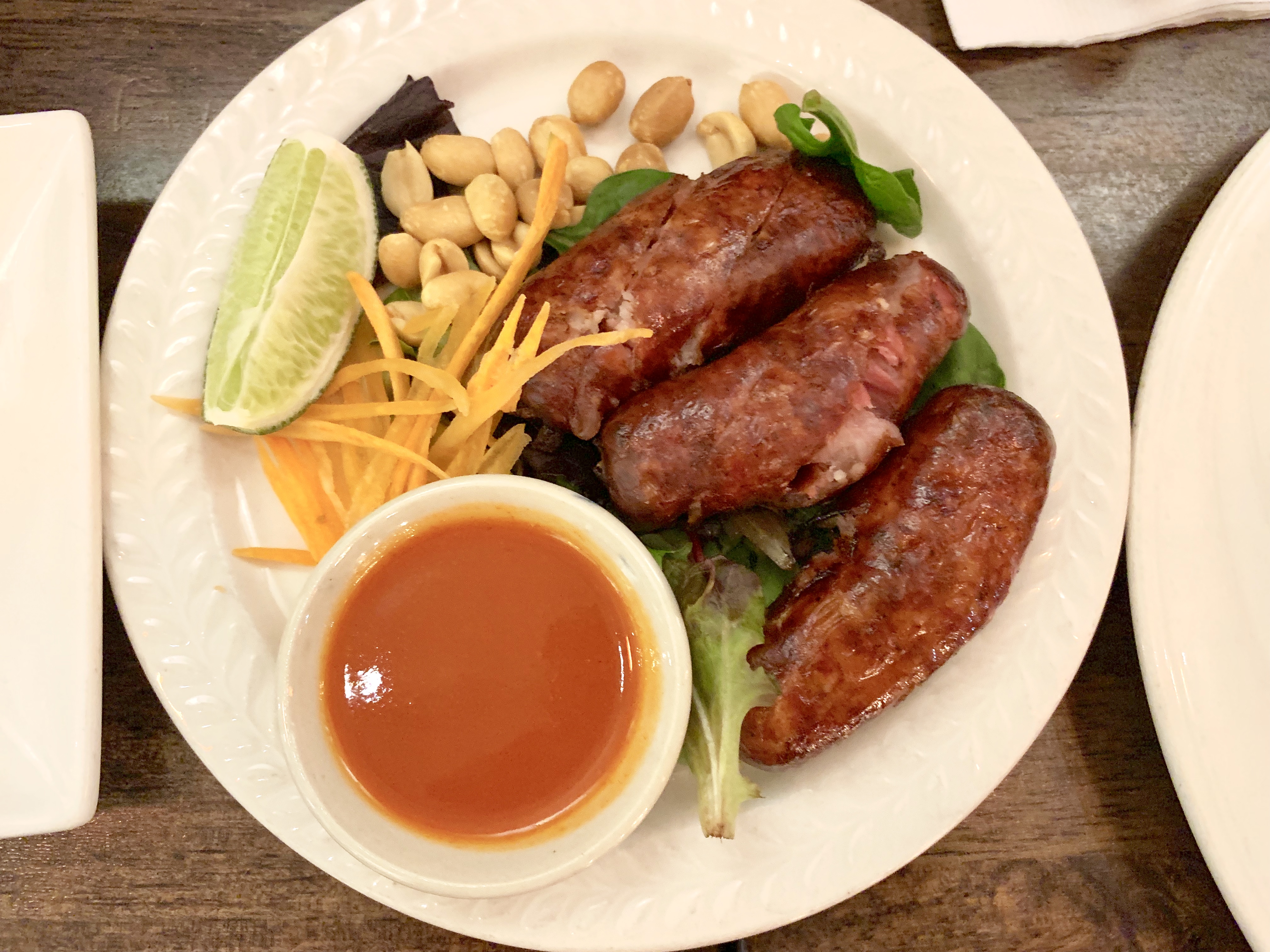 Order Esan Sausage food online from Vera Thai Restaurant store, Sunnyside on bringmethat.com