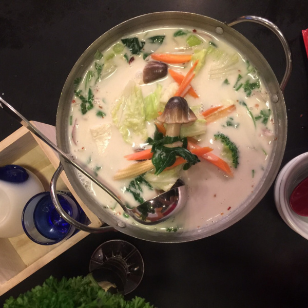 Order 30. Tom Kha Soup food online from House of thai on larkin store, San Francisco on bringmethat.com