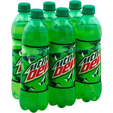 Order Cold Mt Dew 6 Pack 16oz bottles food online from Indyo store, Indianapolis on bringmethat.com