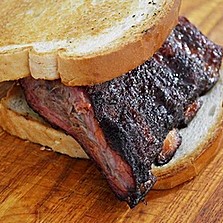 Order Rib Sandwich food online from Archers Bbq store, Knoxville on bringmethat.com