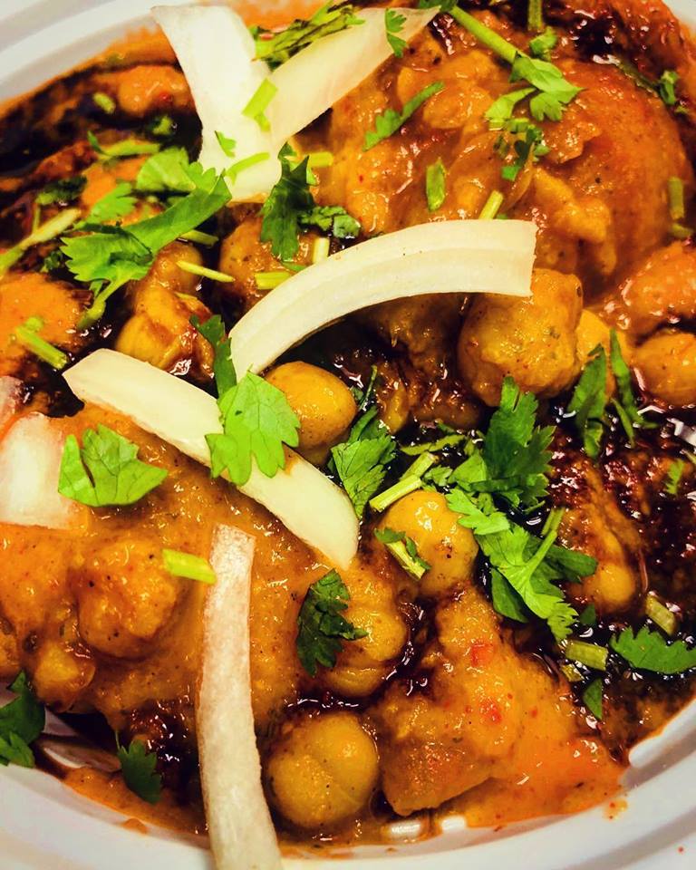 Order Samosa Chaat food online from Dhaba Indian Kitchen store, Northville on bringmethat.com