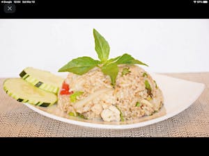 Order R8. Spicy Chicken Fried Rice food online from Teya Thai Restaurant store, Valley Village on bringmethat.com