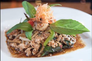 Order Thai Spicy Basil food online from Noodle Wave store, Dallas on bringmethat.com