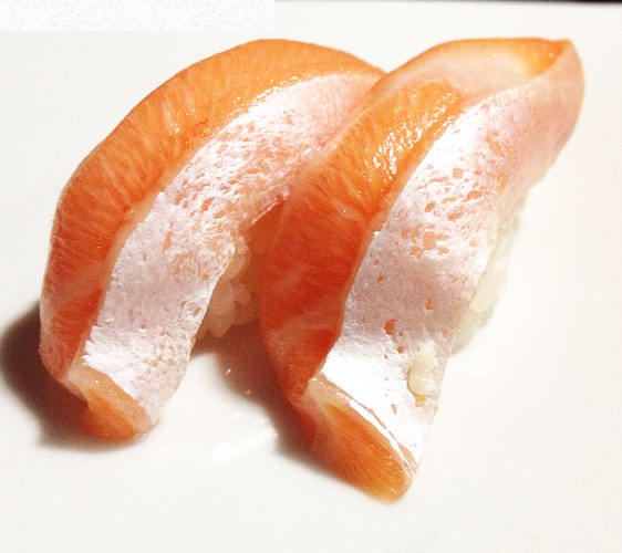 Order Salmon Belly food online from Aiya Sushi & Ramen store, Dickinson on bringmethat.com
