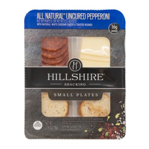 Order Hillshire Farms Small Plates Uncured Pepperoni with Natural White Cheddar Cheese 2.76oz food online from 7-Eleven store, Monsey on bringmethat.com