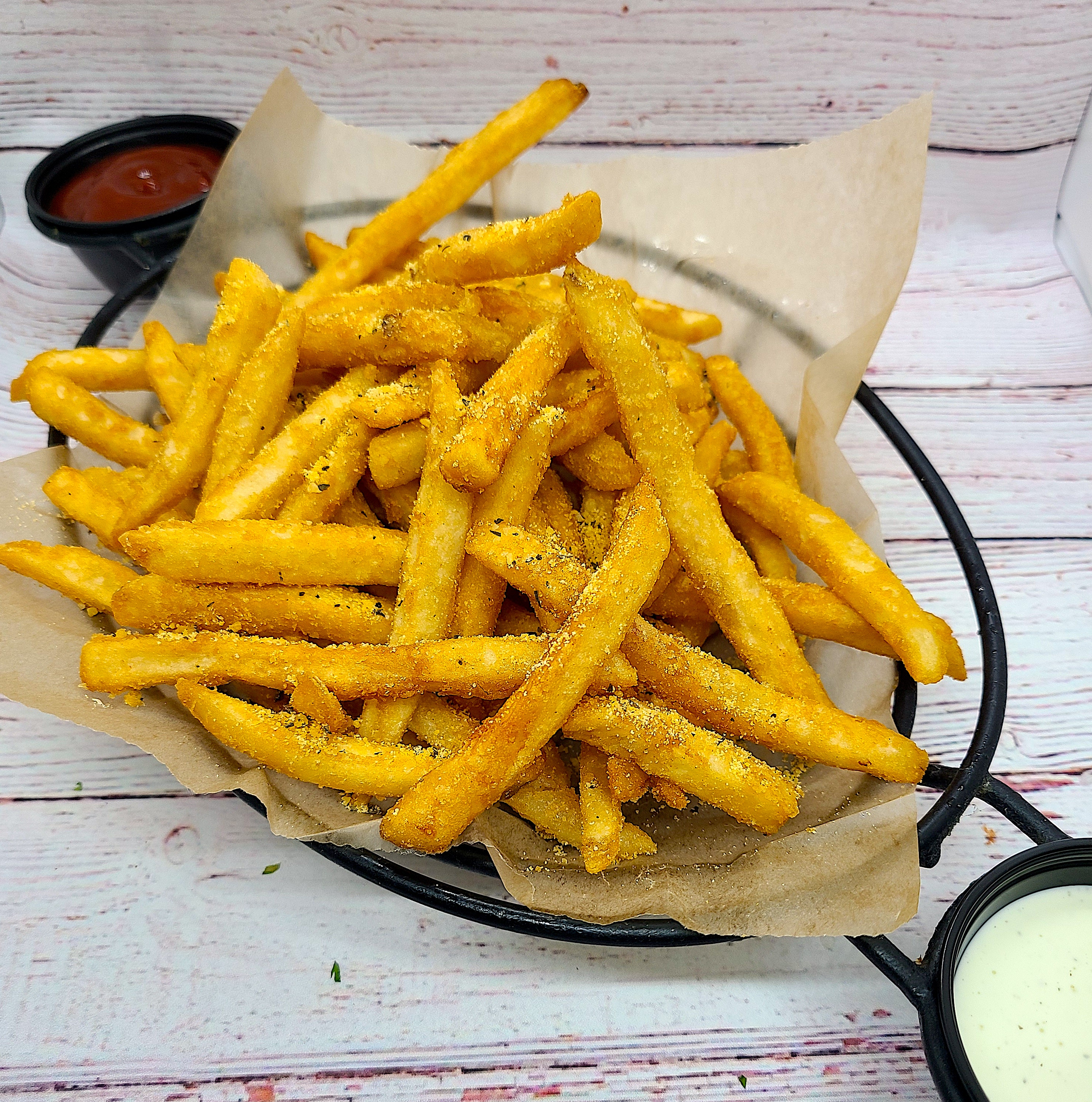 Order Beer-Battered Fries food online from Selma Chicago Pizzeria store, Ladera Ranch on bringmethat.com
