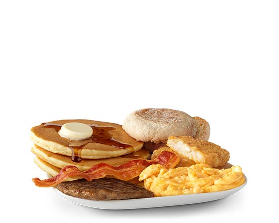 Order Deluxe Breakfast with Muffin food online from McDonald's store, El Monte on bringmethat.com