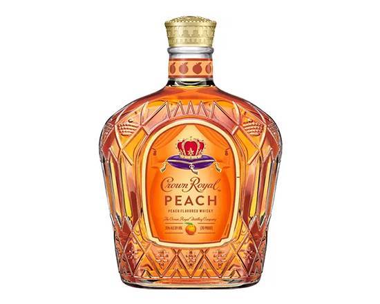 Order Crown Royal Peach, 750mL liquor (35% ABV) food online from Samco Food Store store, Bakersfield on bringmethat.com