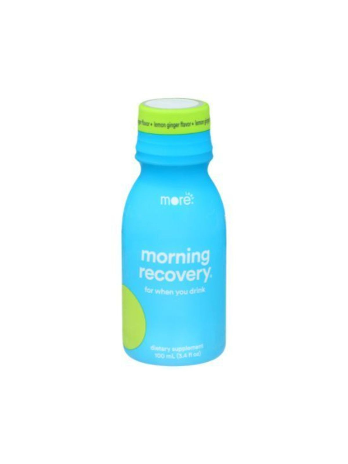 Order More Labs Shot Recovery Lemon Ginger (3.4 oz) food online from Stock-Up Mart store, Minneapolis on bringmethat.com