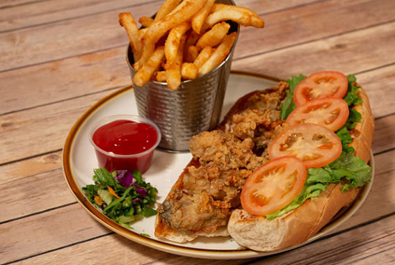 Order Po' Boy Lunch food online from Crazy Crab store, Greensboro on bringmethat.com
