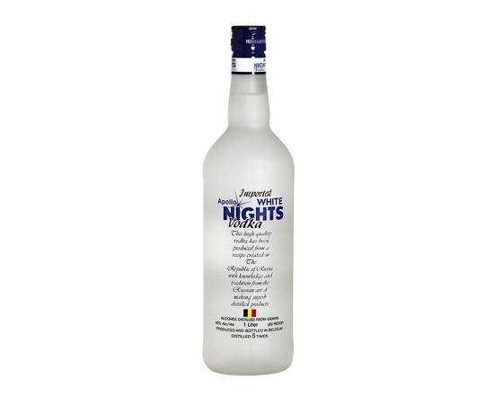 Order Apollo White Nights, Vodka 1L food online from House Of Wine store, New Rochelle on bringmethat.com