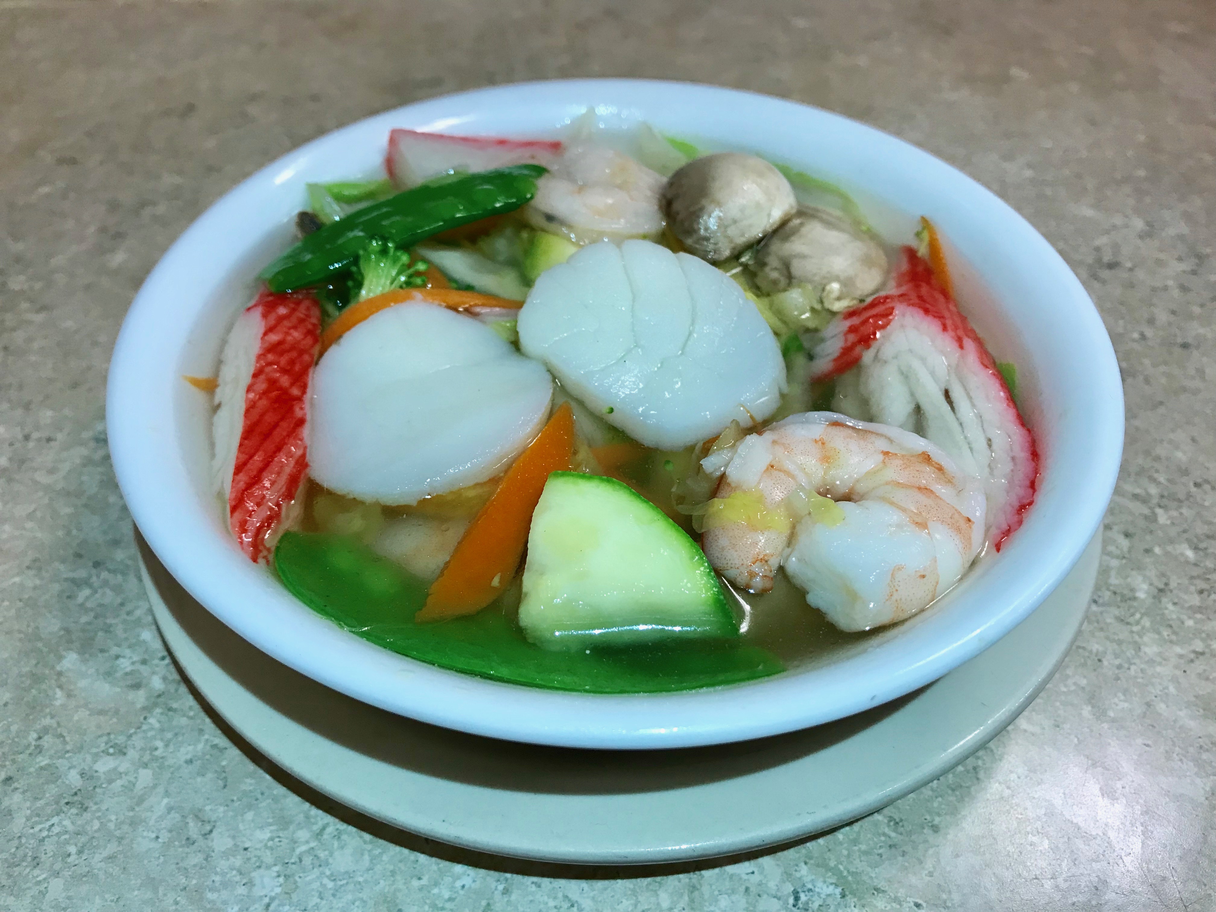 Order S5. Seafood Soup food online from China Island store, Mansfield on bringmethat.com