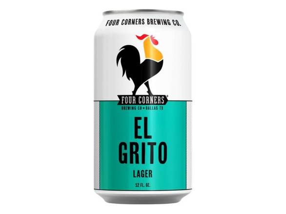 Order Four Corners El Grito Lager Craft Beer - 6x 12oz Cans food online from Goody Goody Liquor store, Dallas on bringmethat.com