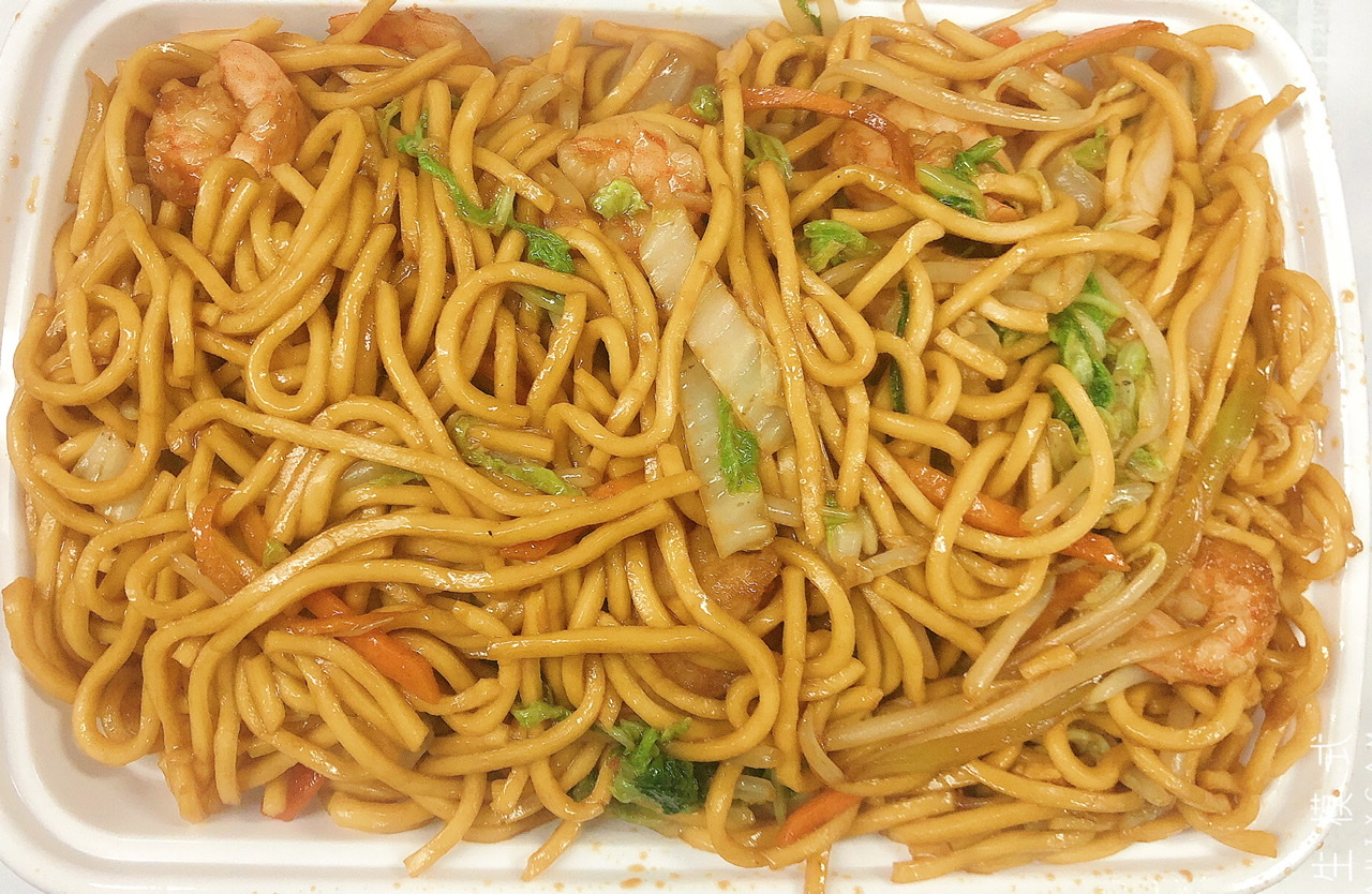 Order 32. Shrimp Lo Mein 虾捞面 food online from Happy Garden Chinese Restaurant store, BRONX on bringmethat.com