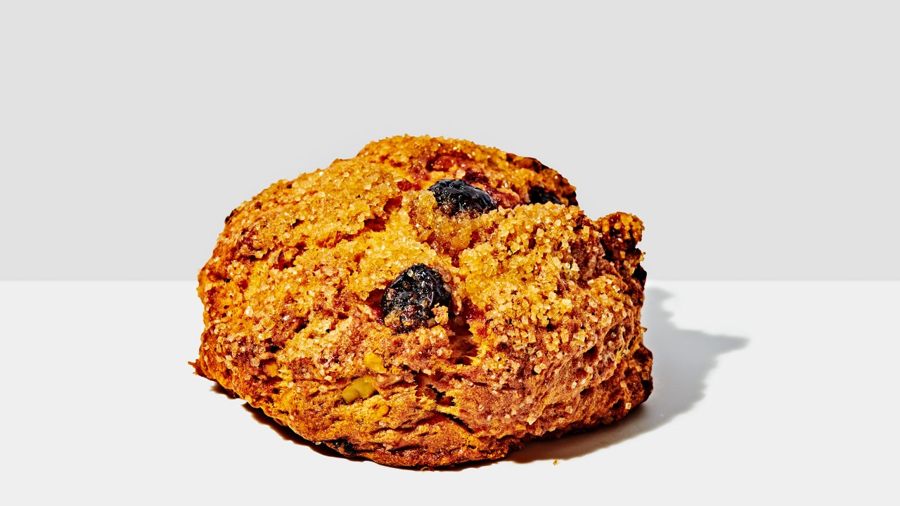 Order Cranberry Walnut Scone food online from Gregorys Coffee store, New York on bringmethat.com