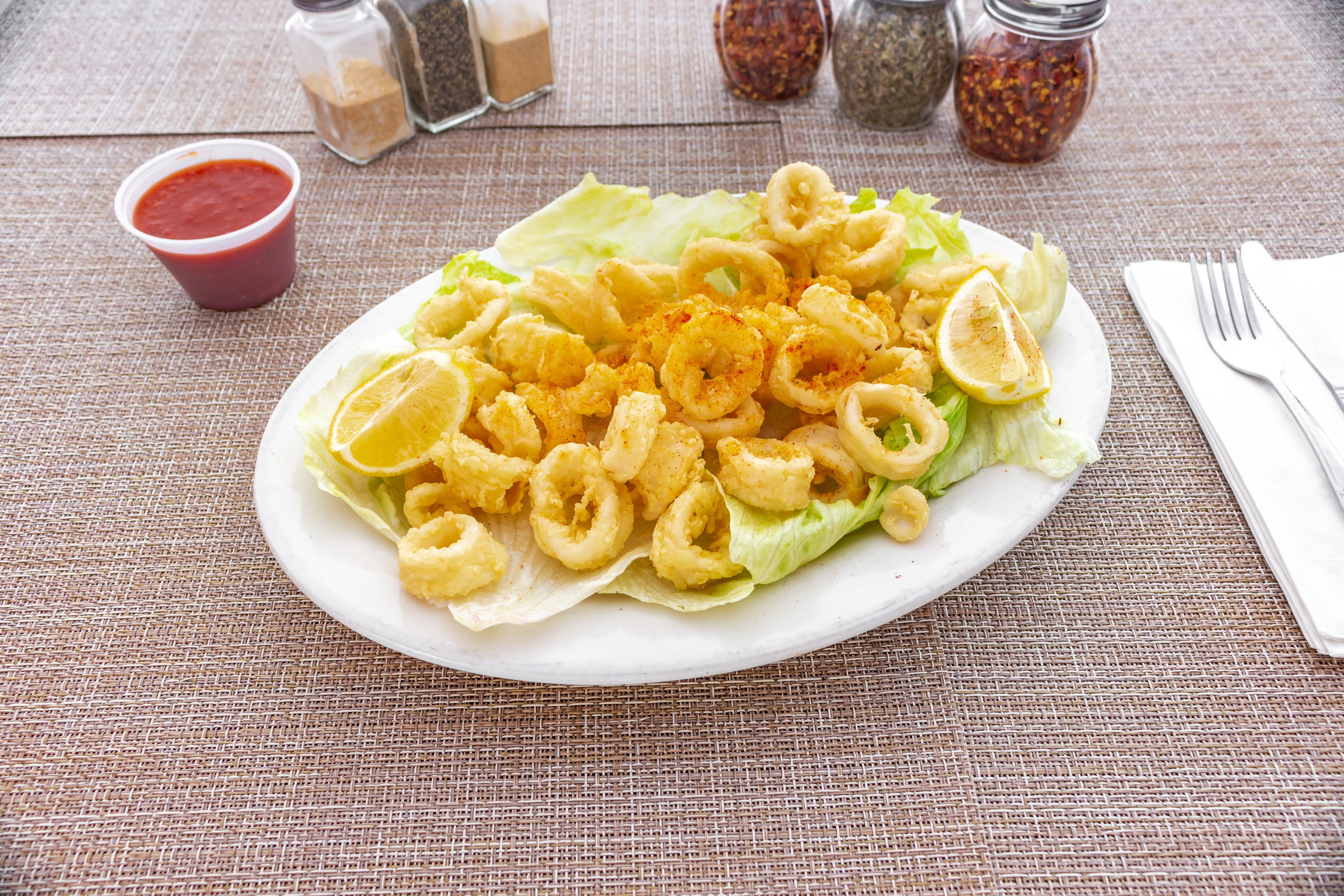 Order Fried Calamari - Appetizer food online from Taste of Tuscany store, Wayne on bringmethat.com