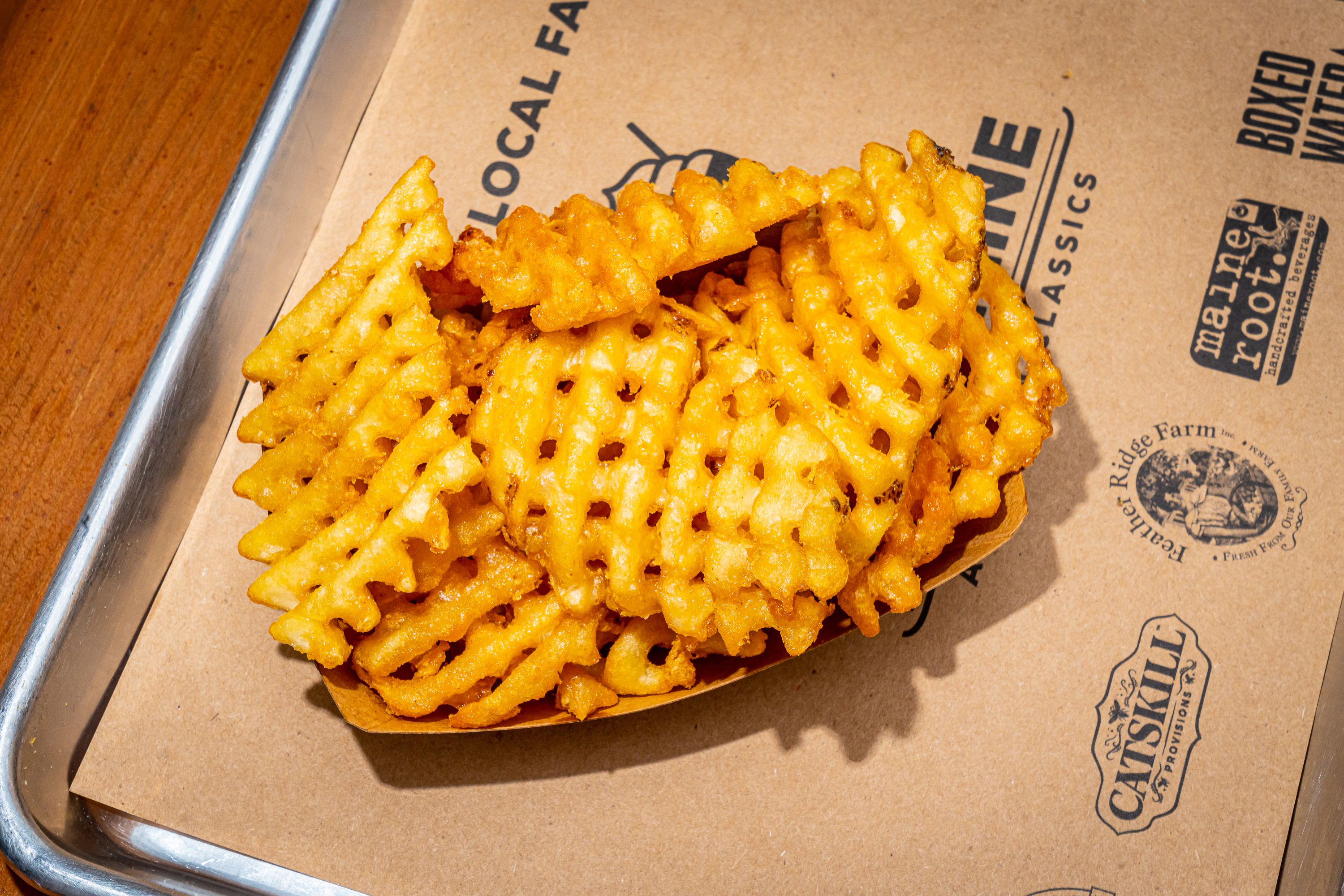 Order Waffle Fries food online from Creamline store, New York on bringmethat.com