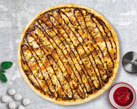 Order Build A BBQ Pizza food online from The Vegan Italian store, Dallas on bringmethat.com