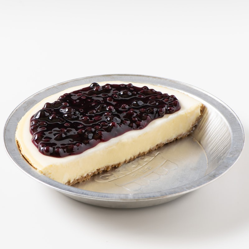 Order CHEESECAKE WITH BLUEBERRY TOPPING (HALF) food online from Nation's Giant Hamburgers store, San Leandro on bringmethat.com