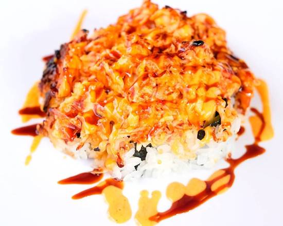 Order Dynamite Roll (Baked) food online from Awi Sushi store, Colorado Springs on bringmethat.com
