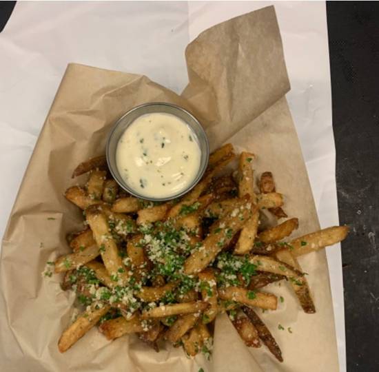 Order Truffle Fries food online from The League store, Lakeway on bringmethat.com