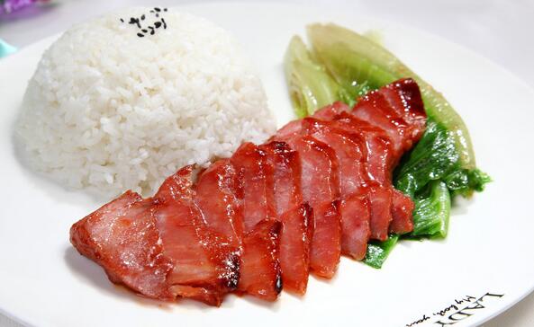 Order Roast Pork Over Rice  叉燒飯 food online from Mandarin House Taste of Asia store, Opelika on bringmethat.com