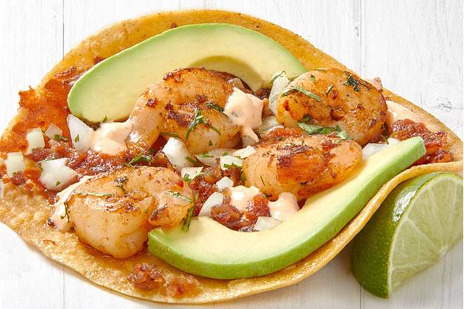 Order Grilled Gourmet Shrimp Taco (a la carte) food online from Rubio store, San Clemente on bringmethat.com