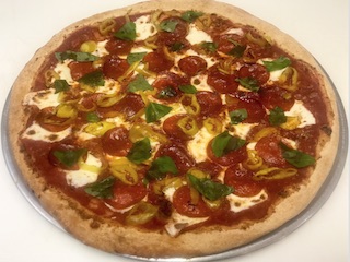 Order Spicy Margherita Pizza food online from Cuzino Pizza & Pasta store, North East on bringmethat.com