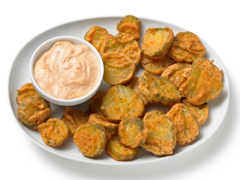 Order Fried Pickles food online from The Track Lounge store, Crown Point on bringmethat.com