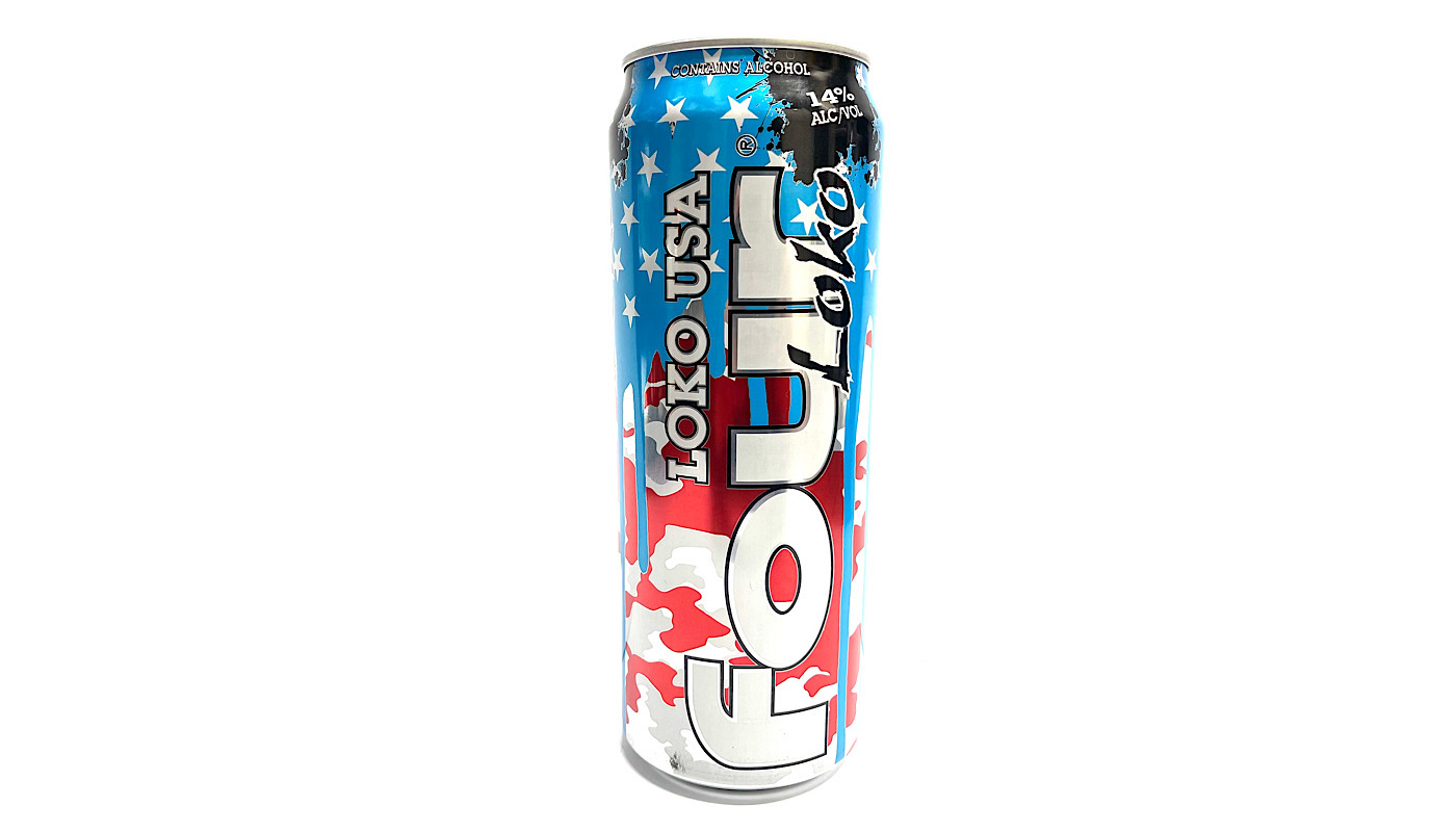 Order FOUR LOKO USA  24oz  CAN food online from K-Town Beer & Wine Food Mart store, Los Angeles on bringmethat.com