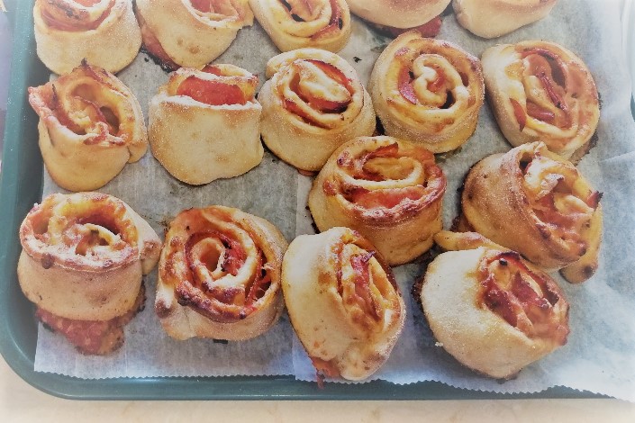 Order Pepperoni Pinwheels food online from Outta Hand Pizza store, Westfield on bringmethat.com