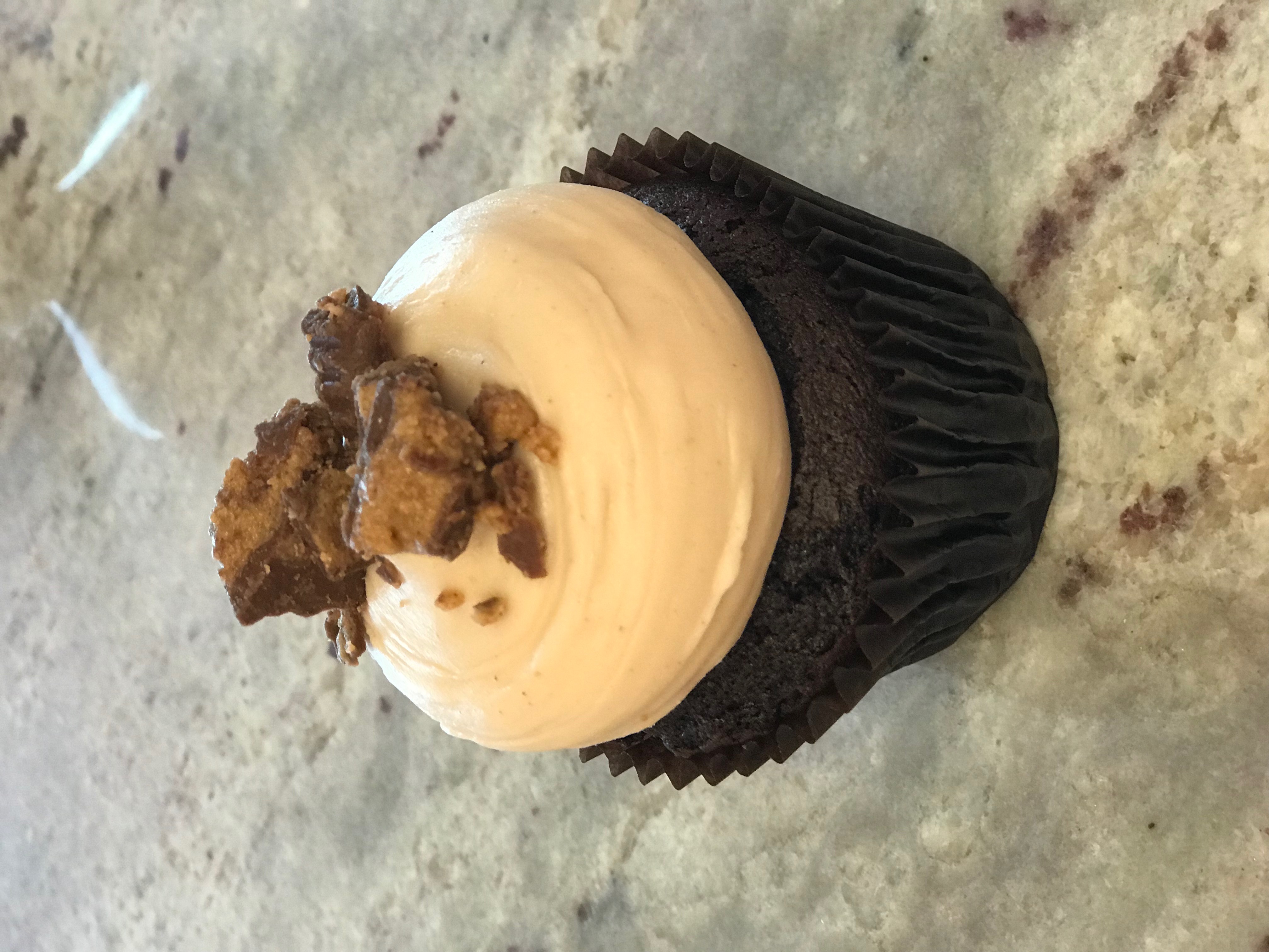 Order Peanut Butter Cup Cupcake food online from Smallcakes store, Springfield on bringmethat.com