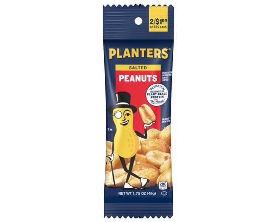 Order Planters Peanuts Salted 2/$1.09 food online from Rocket store, Denver on bringmethat.com