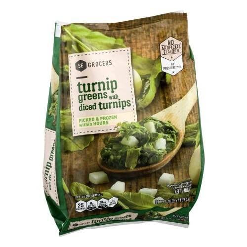 Order Se Grocers · Diced Turnip with Greens (16 oz) food online from Winn-Dixie store, Fultondale on bringmethat.com