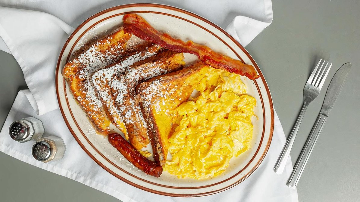 Order French Toast Combo food online from Siggys store, Temecula on bringmethat.com