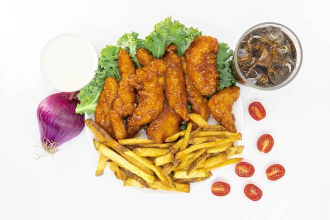 Order 3 PCS Tender Wings Combo food online from Sauce & Toss store, Zion on bringmethat.com