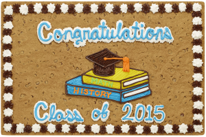 Order Grad Books and Tassel Cookie Cake food online from American Deli on Broad St. store, Athens on bringmethat.com