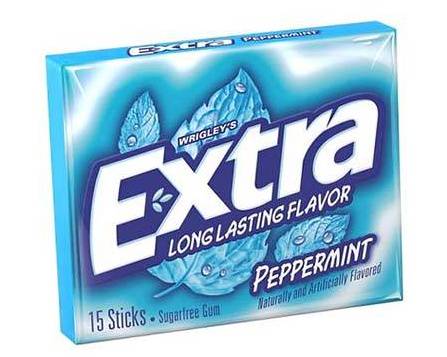 Order Extra Peppermint Gum (15 Count) food online from Shell store, Gaithersburg on bringmethat.com