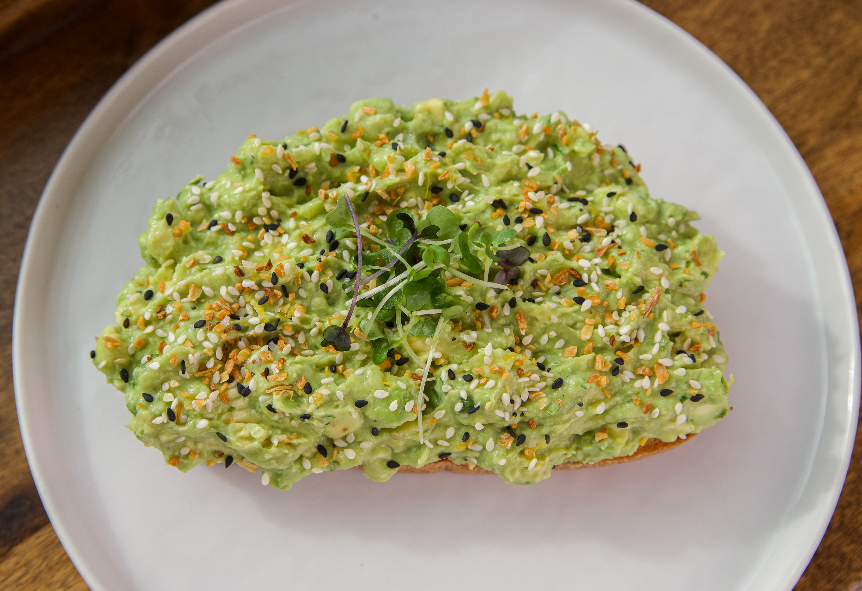 Order Everything Avocado Toast food online from Blue Bean Cafe store, Smithtown on bringmethat.com