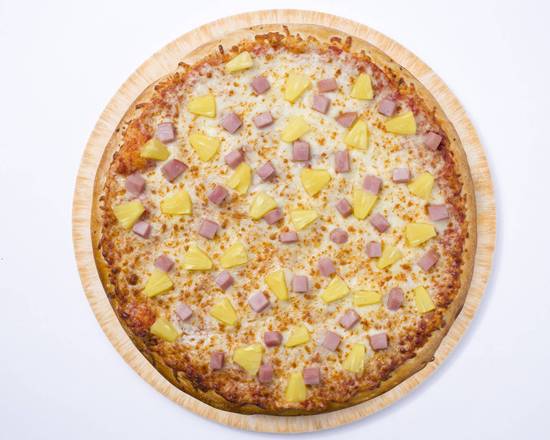 Order Large Thin Crust Hawaiian Pizza food online from John Incredible Pizza Company store, Las Vegas on bringmethat.com