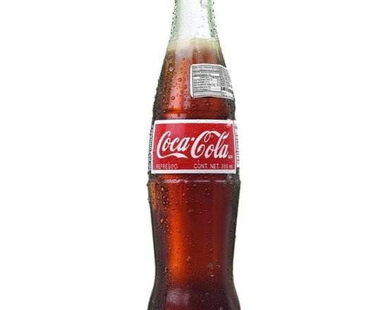 Order Coca Cola de Mexico (355 ML Glass Bottle) food online from Little Chef Chinese Takeout @Aztec Food Hub store, San Diego on bringmethat.com