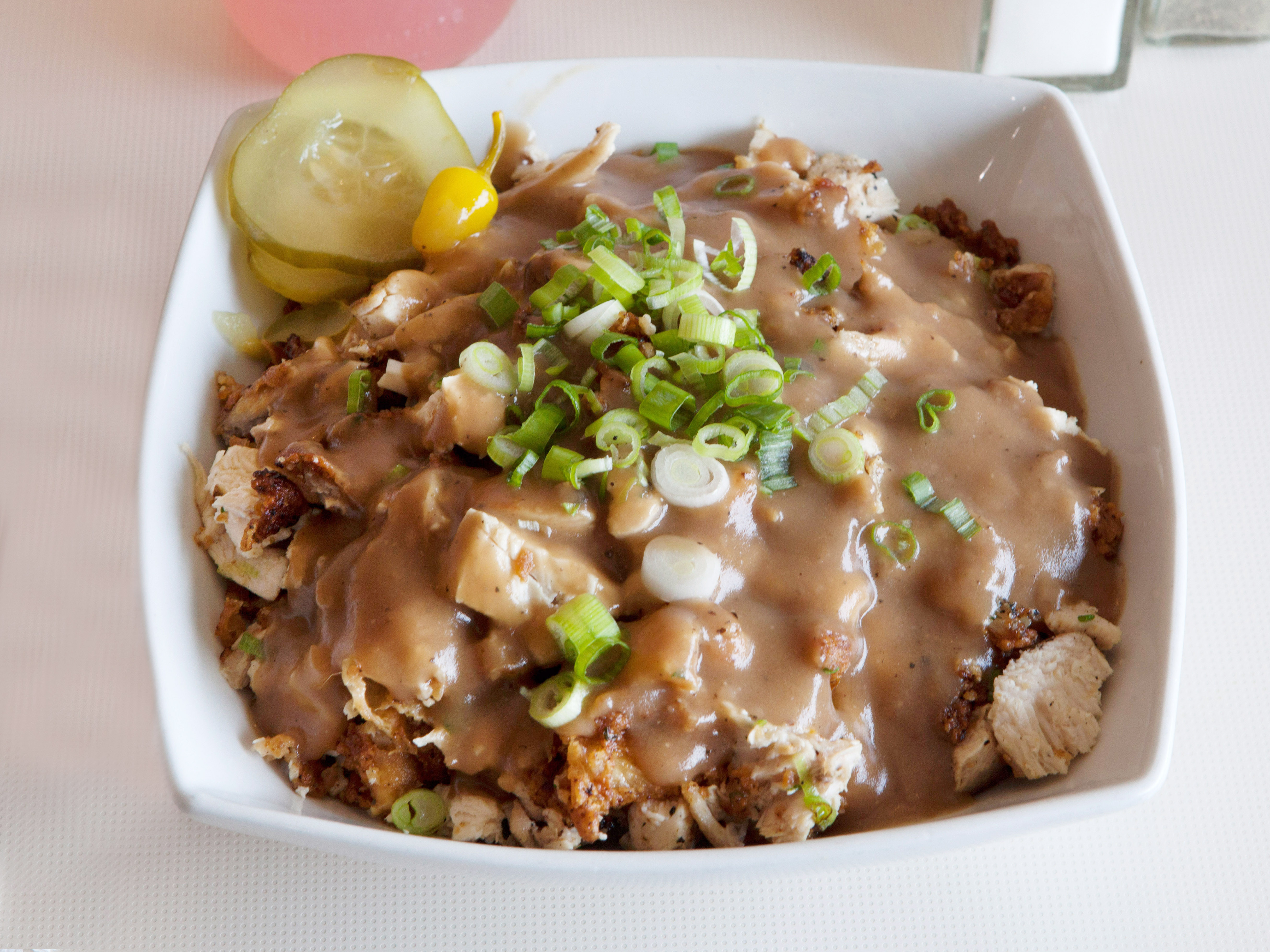 Order Chopped Chicken Plate food online from Stevie Creole Cafe store, Los Angeles on bringmethat.com