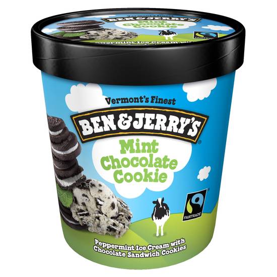 Order Ben & Jerry's Mint Chocolate Cookie Ice Cream Pint, 16 OZ food online from Cvs store, LANETT on bringmethat.com