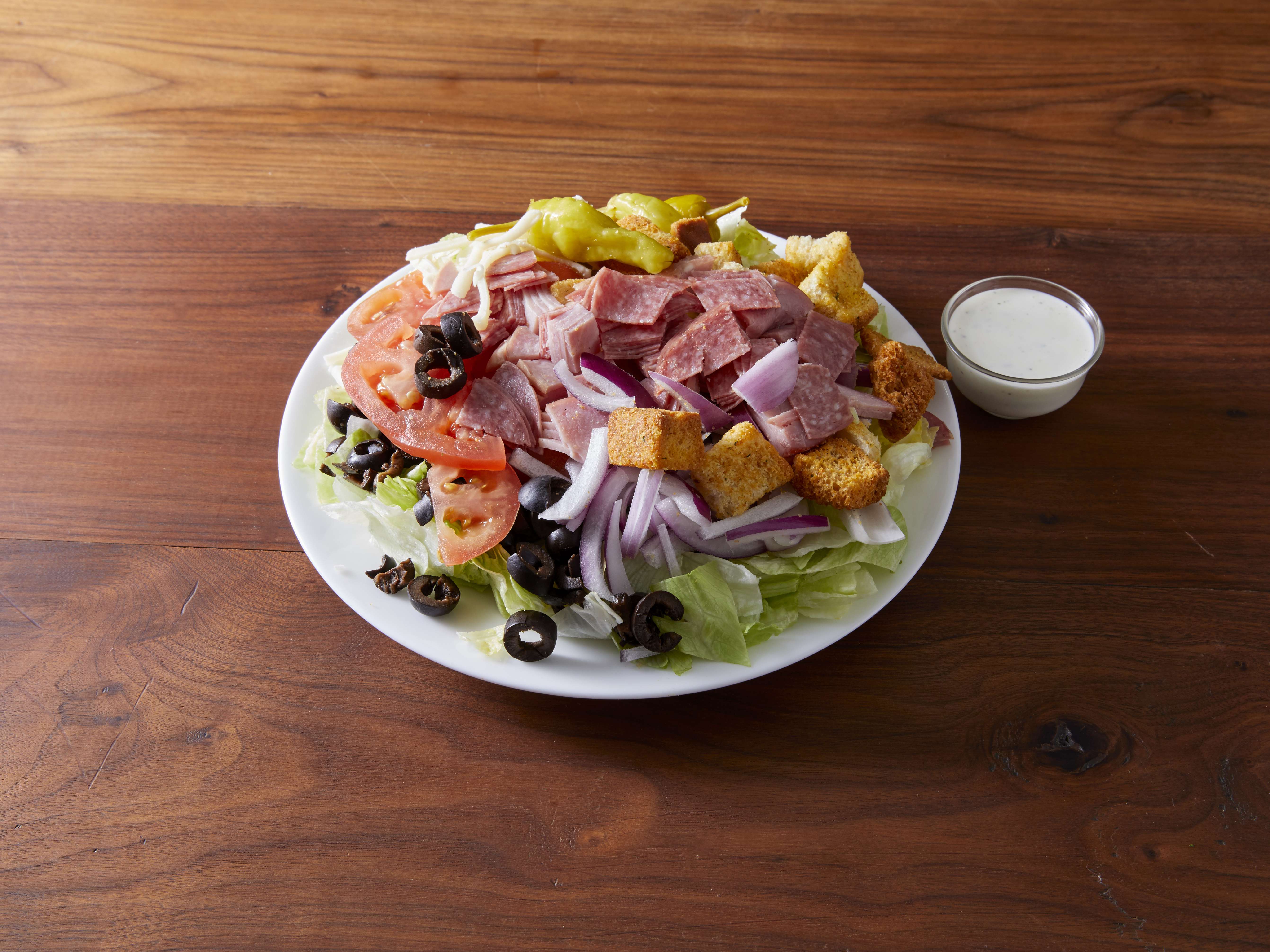 Order Antipasto Salad food online from Happy Pizza store, Plymouth on bringmethat.com