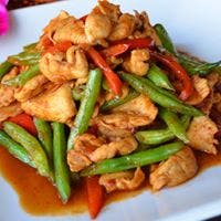 Order E5. Pad Prig King (spicy) food online from Thai Amarin store, Springfield Township on bringmethat.com