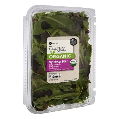 Order Se Grocers · Naturally Better Organic Spring Mix (16 oz) food online from Winn-Dixie store, Fultondale on bringmethat.com