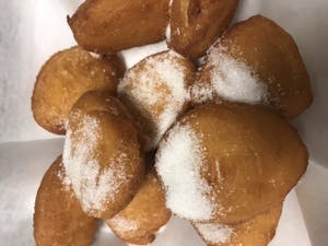 Order 9. Chinese Donuts (10) 炸包 food online from Moon Wok store, Lenexa on bringmethat.com