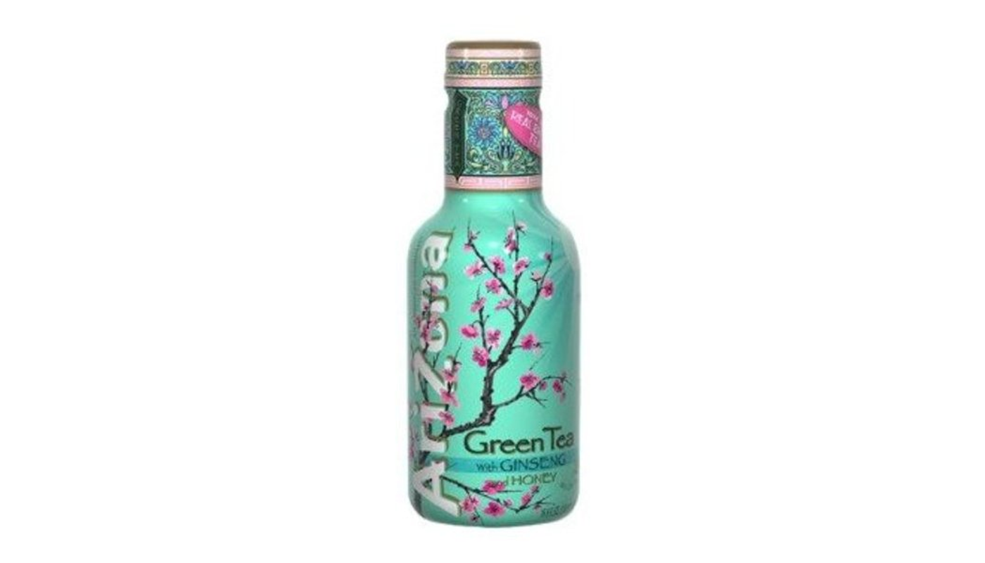 Order AriZona Green Tea with Ginseng and Honey 16.9oz Bottle food online from Ross Liquor store, Sylmar on bringmethat.com